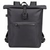 Sac à dos glacière souple pour pêche 20L — fermeture roll-top & poche zippée avant