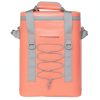 Sac à dos randonnée femme 20L — coloris corail, coque PEHD & fermeture zippée
