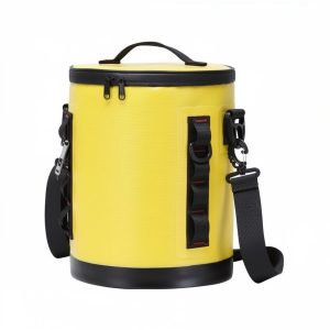 Sac glacière pour boissons en pique-nique — 15L, format cylindrique & TPU facile à nettoyer