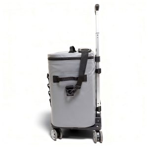 cote Glacière grand confort 30L en PVC, structure solide et roues renforcées