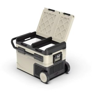 double compartiment Glacière Électrique Double Compartiment 25L Avec Roulette