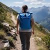 expo sac a dos glaciere impermeable bleu 30L